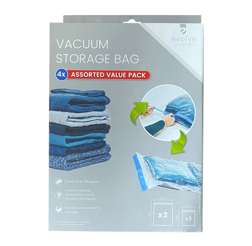 Evolve Lifewares Vacuum Bags Cube Clear